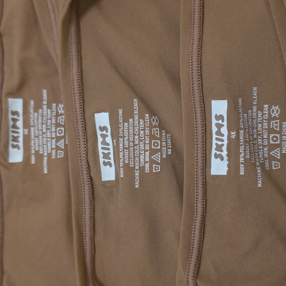 3pcs NWOT SKIMS Fits Everybody Cheeky Brief / 4X/OCHRE - Picture 3 of 12
